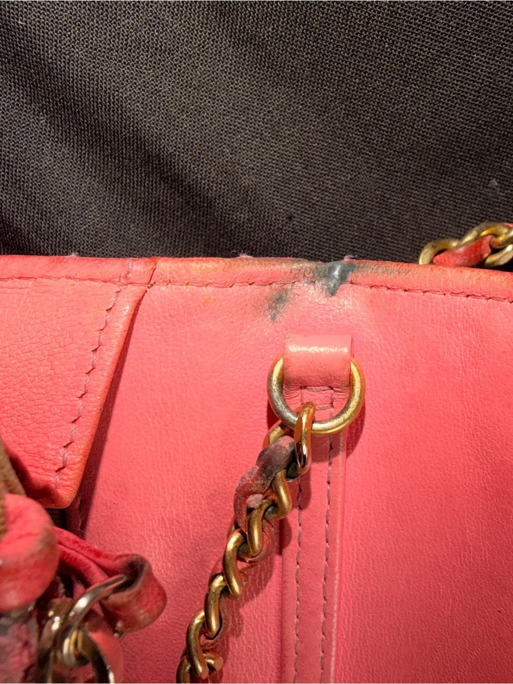 CHANEL Pink Quilted Flap Crossbody with Gold CC mini Bag